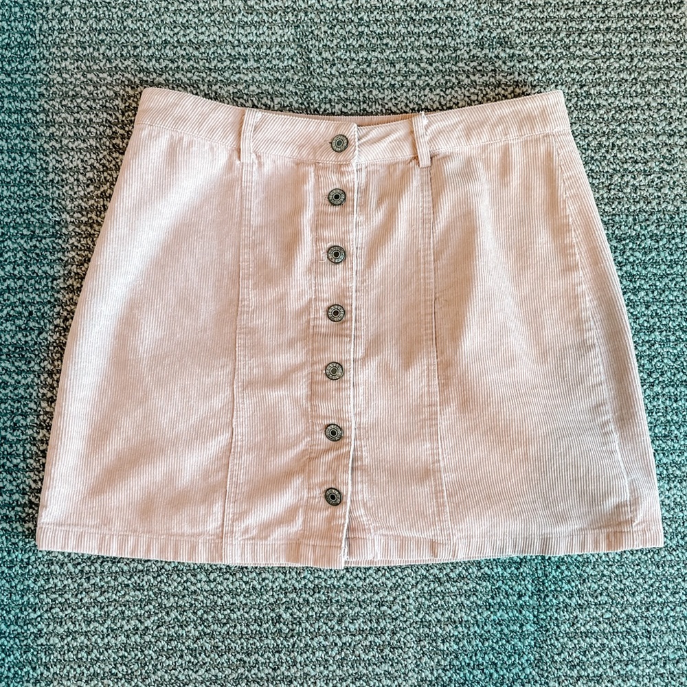 Light Pink Corduroy Skirt from Wishlist